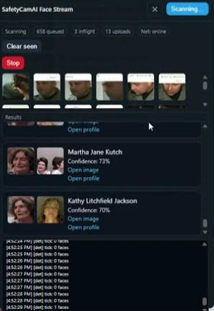 SafetyCamAI Streamer Chrome Plugin