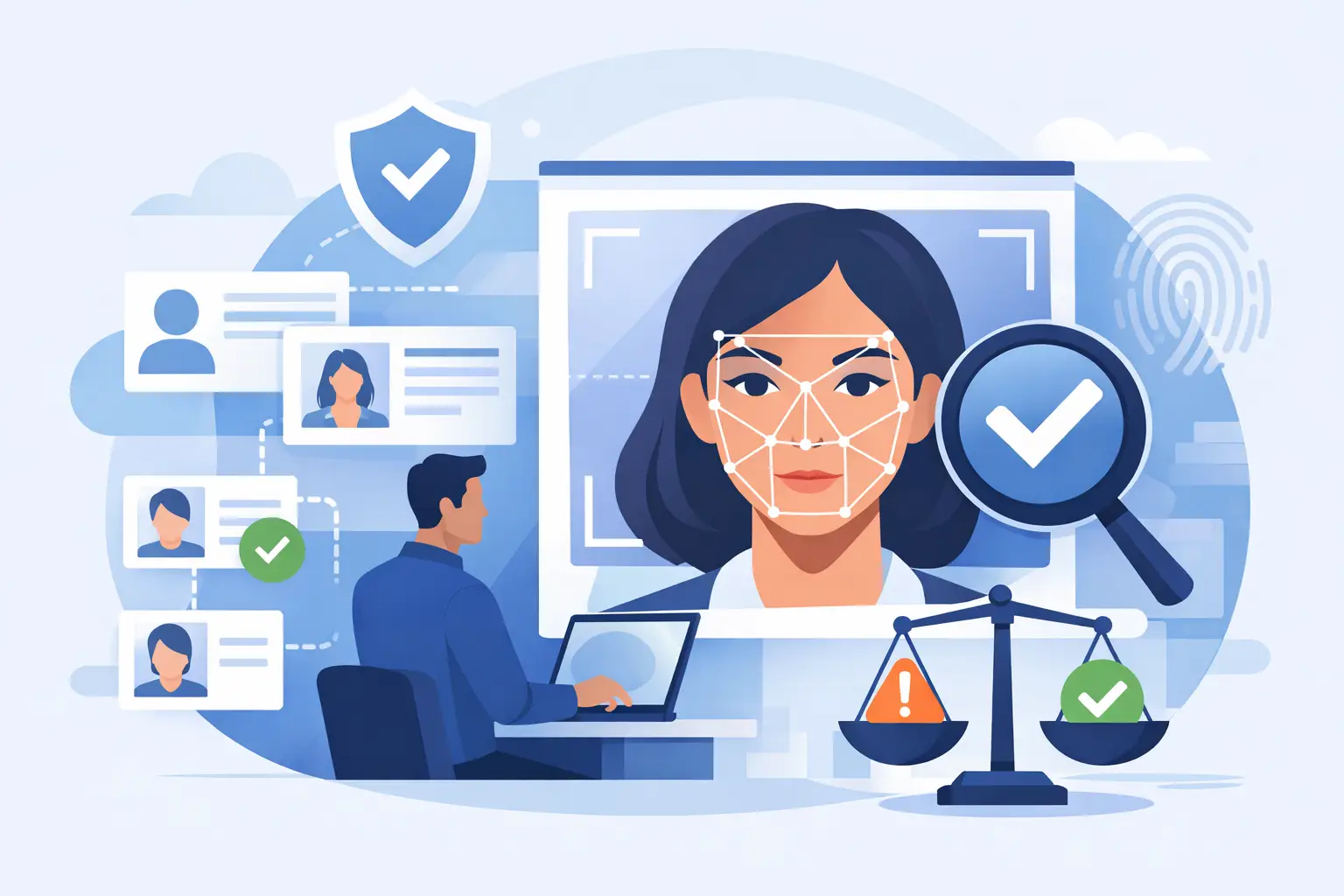 Face Verification Software for Fast Risk Review