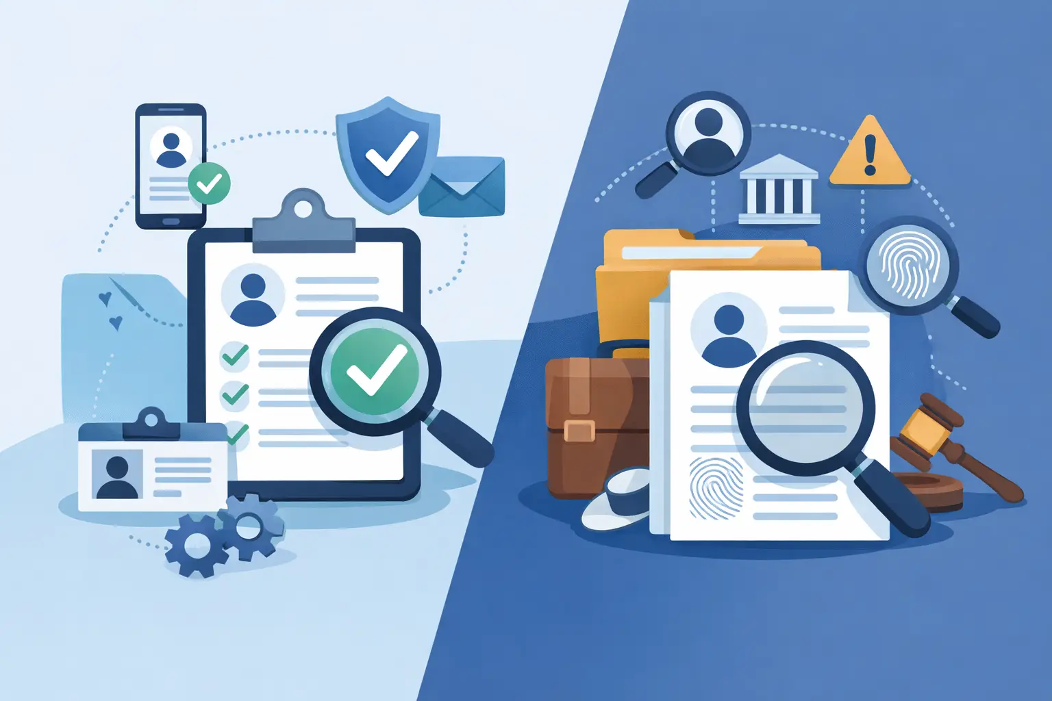 Verification Workflow vs Background Check