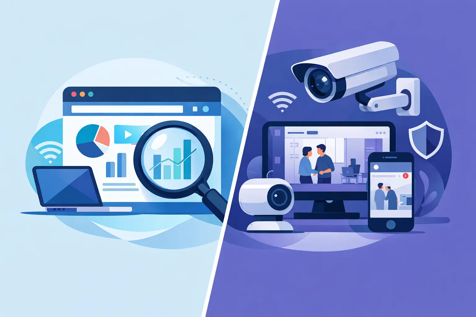 Chrome Monitoring Extension vs Camera Integration