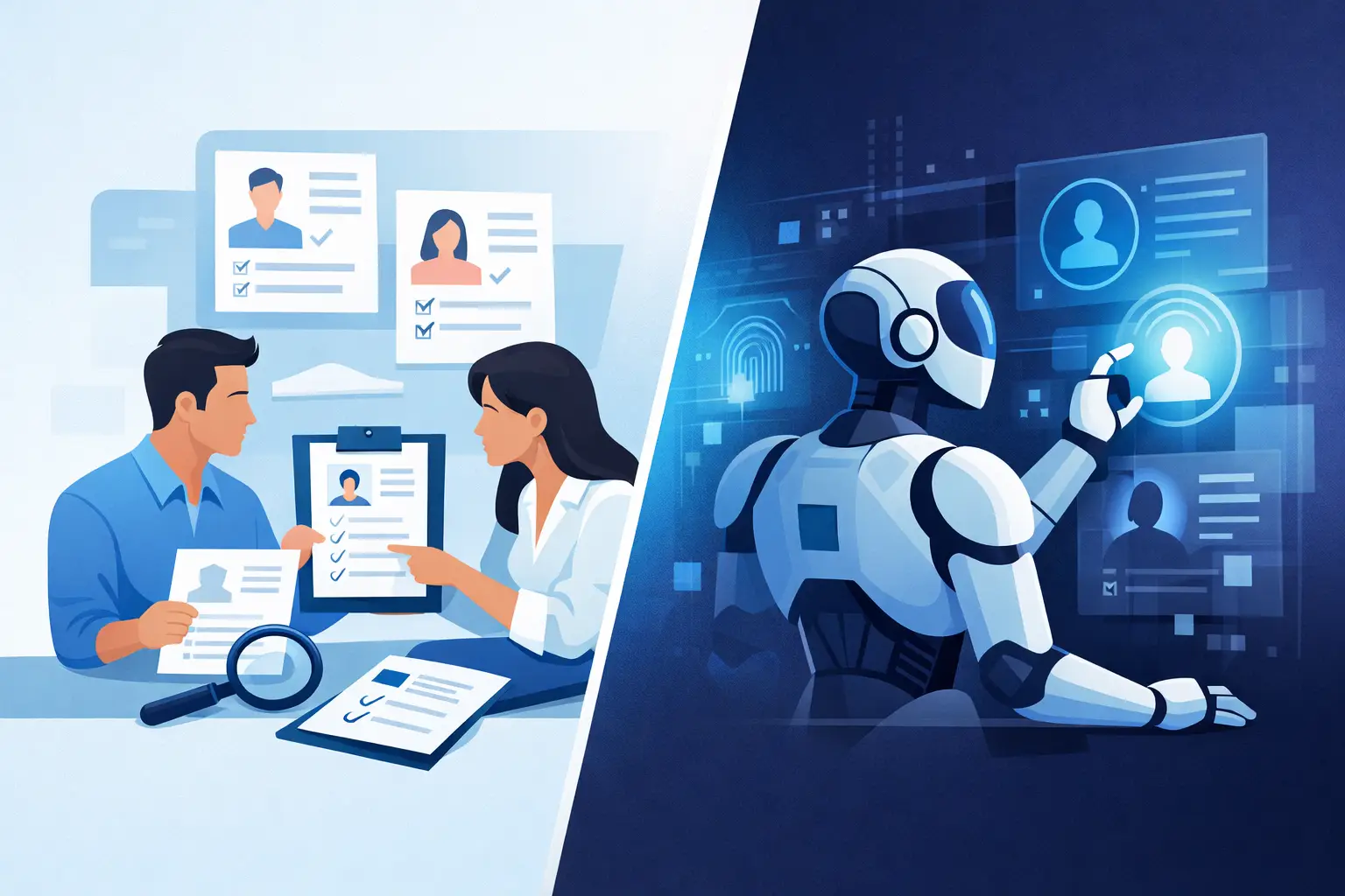 Manual Review Versus AI Screening at Work