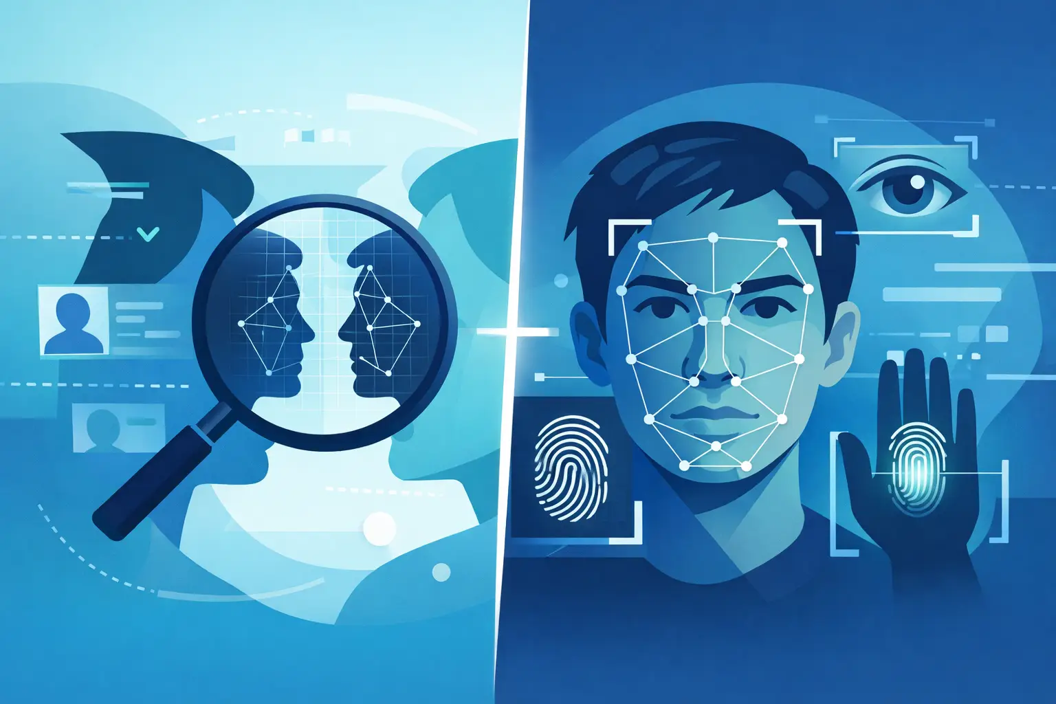Facial Matching Versus Biometric Identification Explained