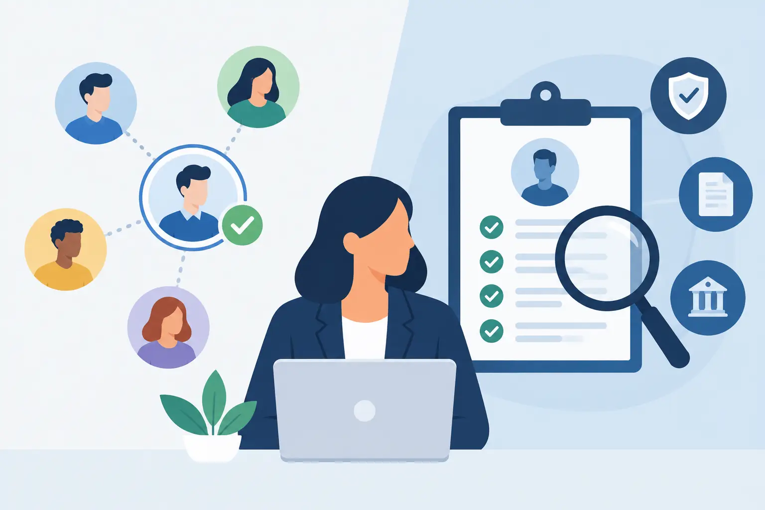 Source Matching Versus Background Checks