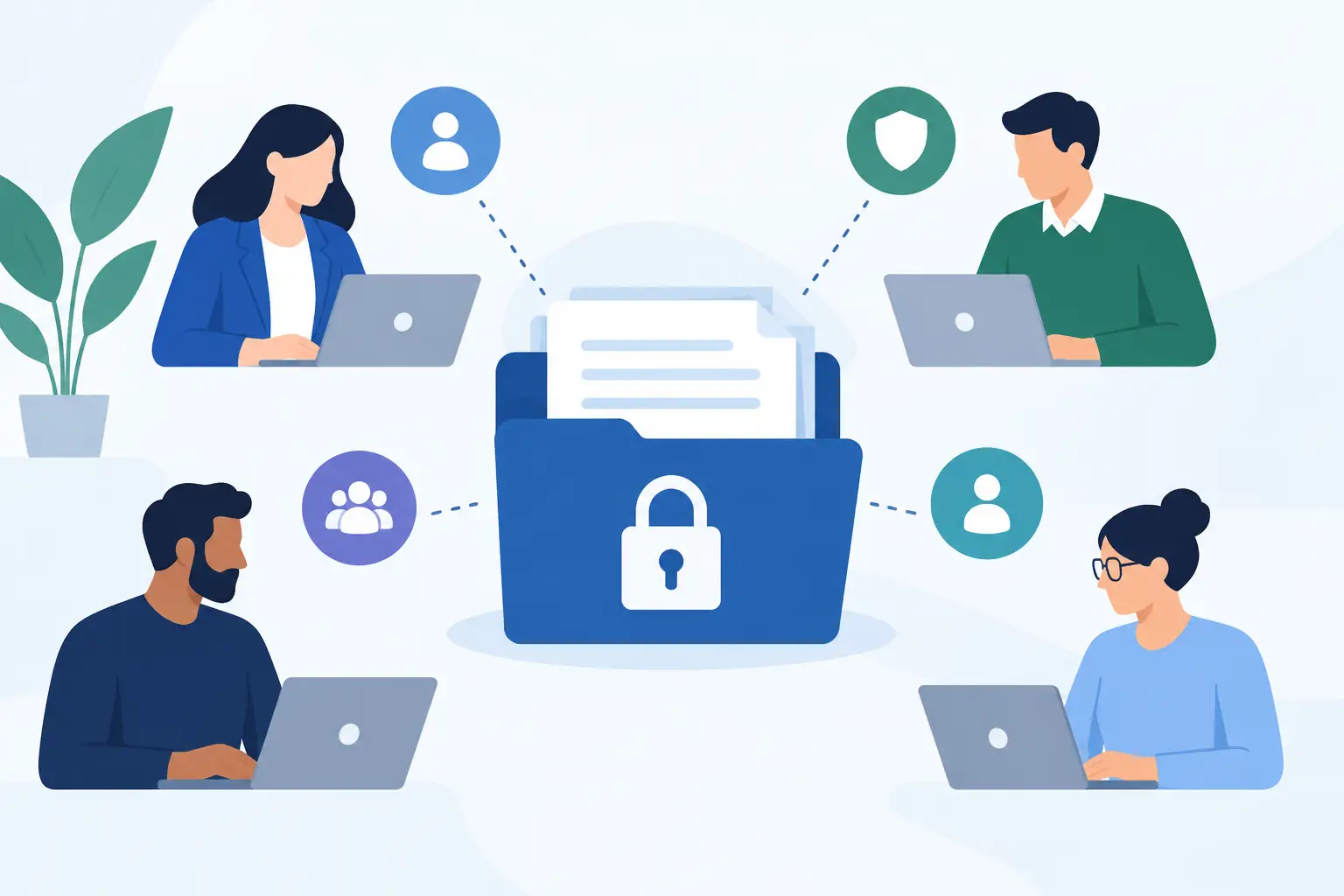 Who Can Access Case Evidence? Rules for Teams